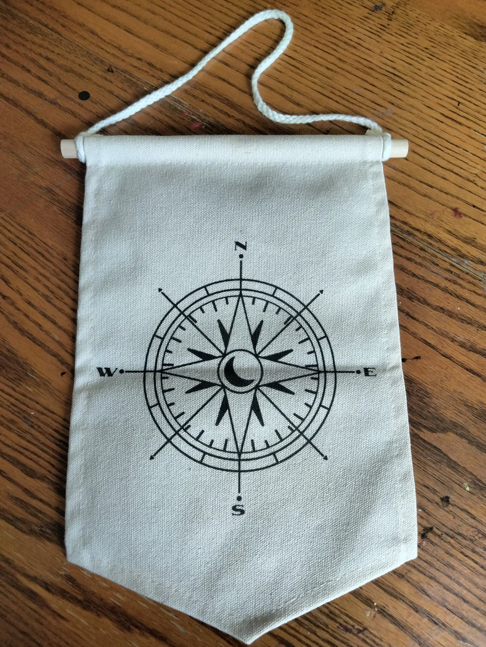 Official OwlCrate Compass Pin Banner designed by Hey Atlas Creative